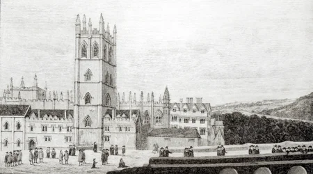 Magdalen College, Oxford en el siglo XVII